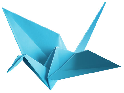origami zhuravlik