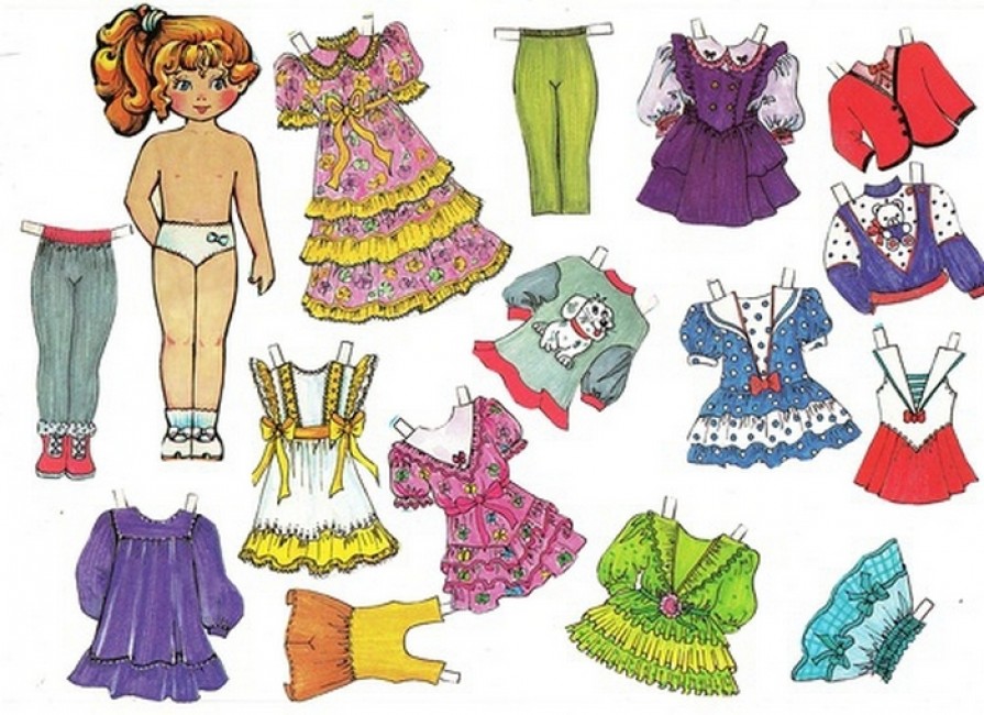 Кукла с одеждой распечатать цветные. Бумажные куклы. Картонные куклы с одеждой. Одежда для кукол. Бумажные куколки с одеждой.